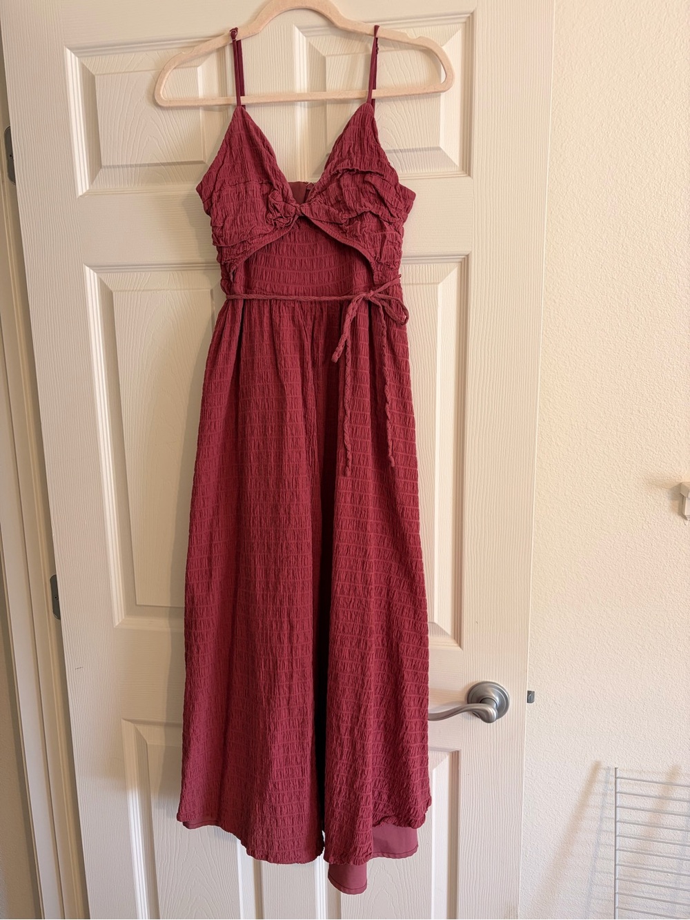 Lulus Mauve Women's Spaghetti-Strap Midi Dress